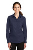 Port Authority® Ladies SuperPro™ Twill Shirt. L663 True Navy