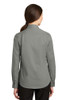 Port Authority® Ladies SuperPro™ Twill Shirt. L663 Monument Grey Back
