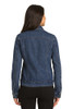 Port Authority® Ladies Denim Jacket. L7620 Denim Blue Back