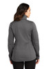 Port Authority® Ladies Smooth Fleece 1/4-Zip L804 Graphite Back