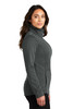 Port Authority® Ladies Smooth Fleece 1/4-Zip L804 Graphite side