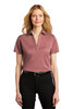 Port Authority ® Ladies Heathered Silk Touch ™ Performance Polo. LK542 Garnet Heather