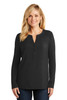 Port Authority® Ladies Concept Henley Tunic. LK5432 Black