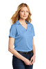 Port Authority ® Ladies Shadow Stripe Polo. LK585 Carolina Blue alt