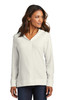 Port Authority® Ladies Microterry Pullover Hoodie LK826 Ivory Chiffon