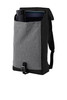 Port Authority ® Access Rucksack. BG219 Heather Grey/ Black Open