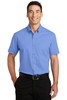 Port Authority® Short Sleeve SuperPro™ Twill Shirt. S664 Ultramarine Blue