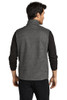 OGIO® Grit Fleece Vest OG730 Diesel Grey Heather Back