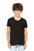 BELLA+CANVAS® Youth Heather CVC Tee BC3001YCVC Black Heather