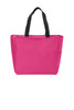 Port Authority® Essential Zip Tote. BG410 Pink Azalea