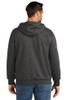 Carhartt® Midweight Thermal-Lined Full-Zip Sweatshirt CT104078 Carbon Heather Back
