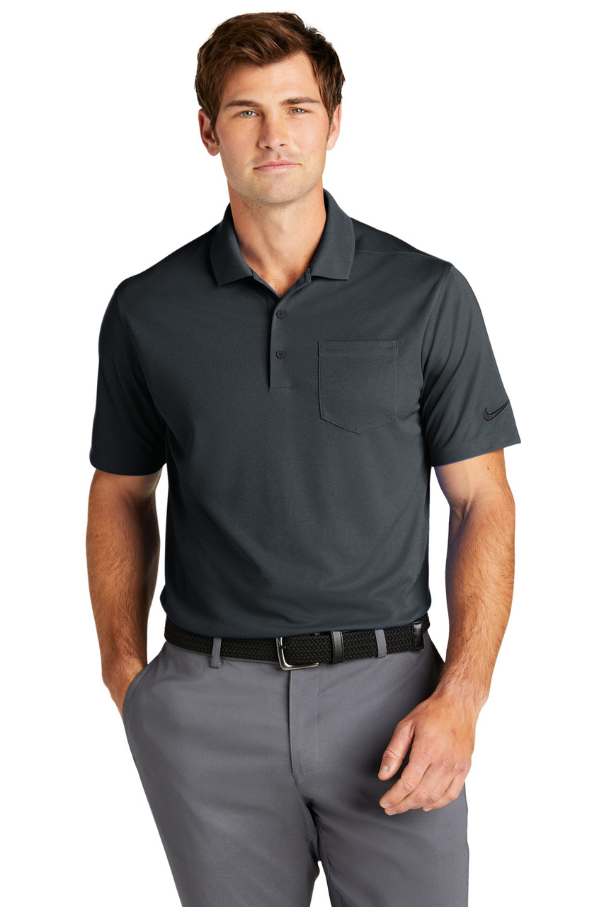 anthracite nike polo