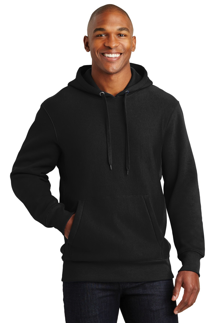 Sport-Tek® Super Heavyweight Pullover Hooded Sweatshirt.  F281 Black