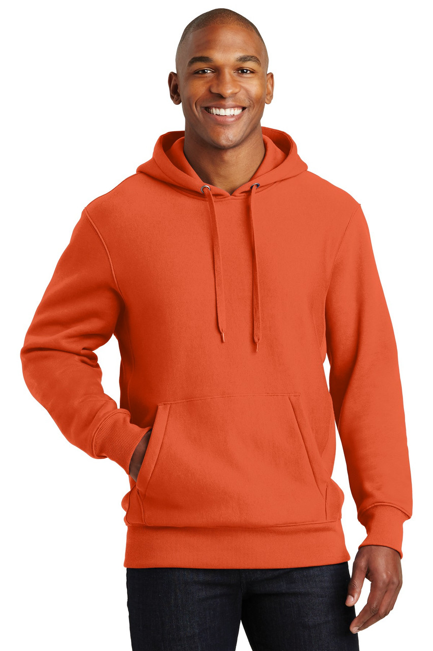Sport-Tek® Super Heavyweight Pullover Hooded Sweatshirt.  F281 Orange