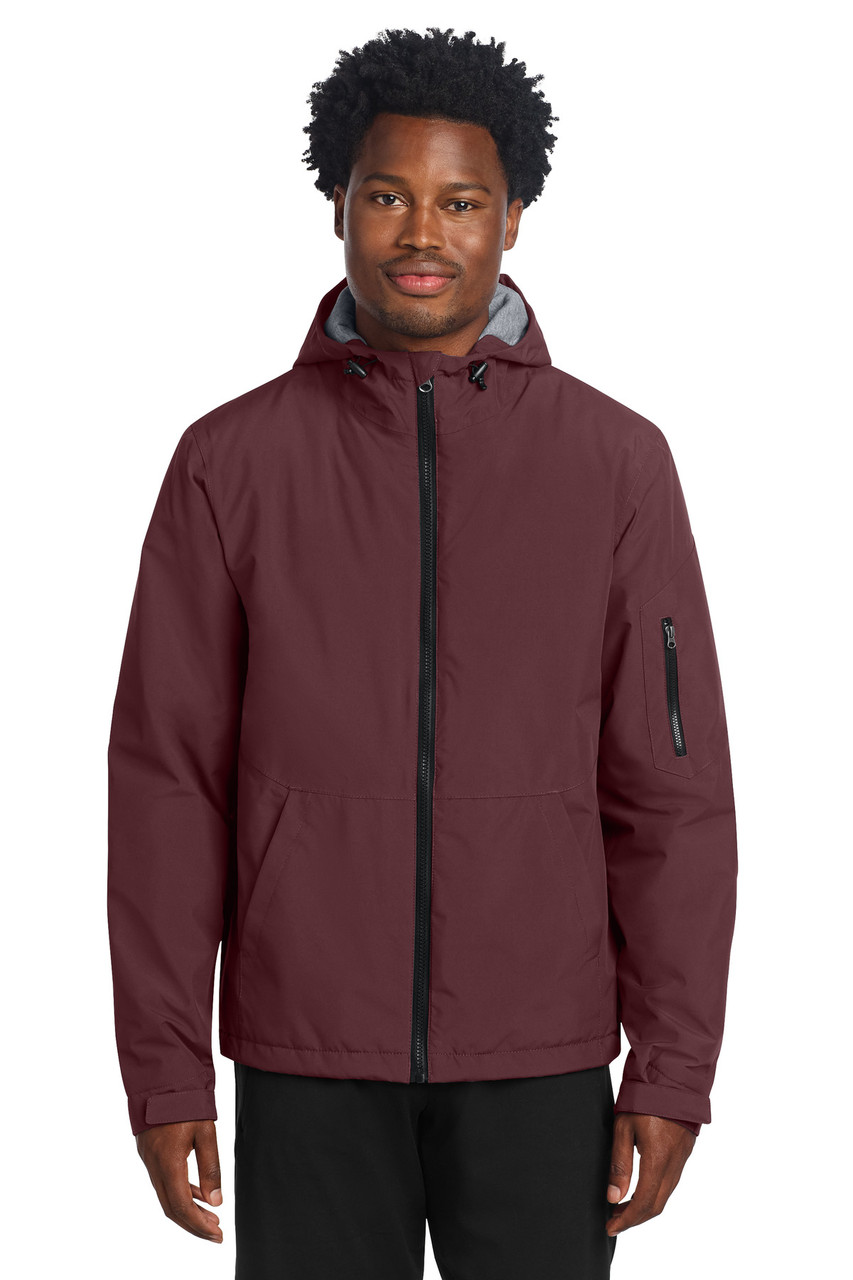 Sport-Tek® Waterproof Insulated Jacket JST56 Maroon