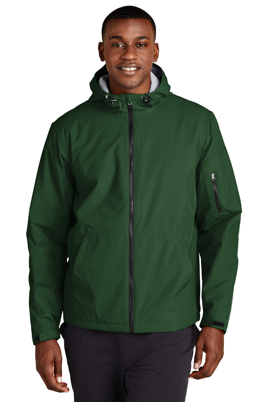 Sport-Tek® Waterproof Insulated Jacket JST56 Forest Green