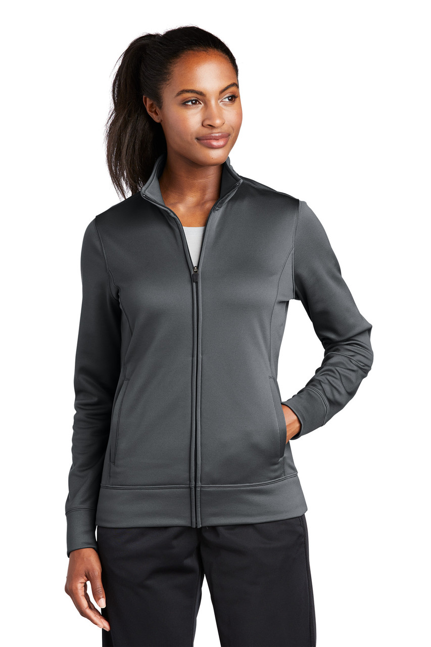 Sport-Tek® Ladies Sport-Wick® Fleece Full-Zip Jacket.