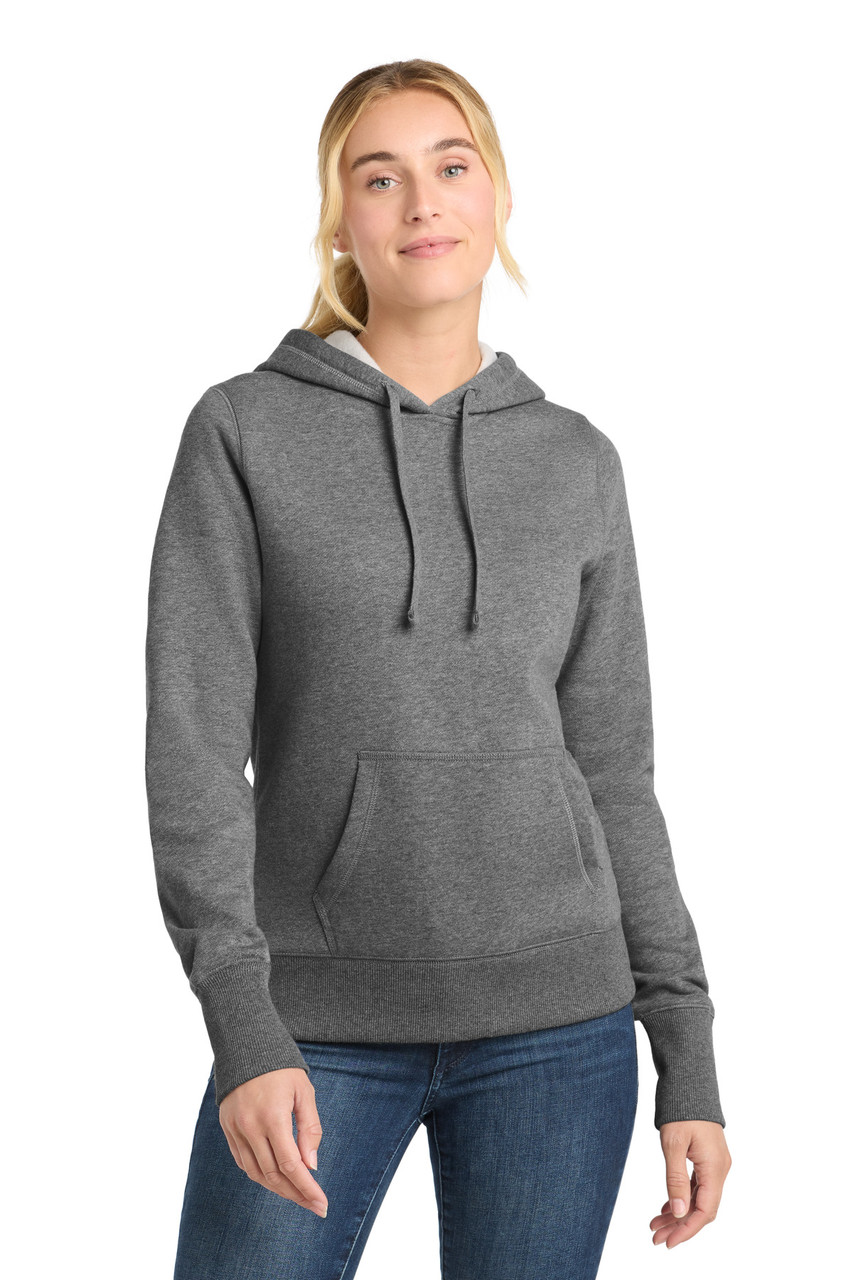 Sport-Tek® Women's Pullover Hooded Sweatshirt. LST254 Vintage Heather