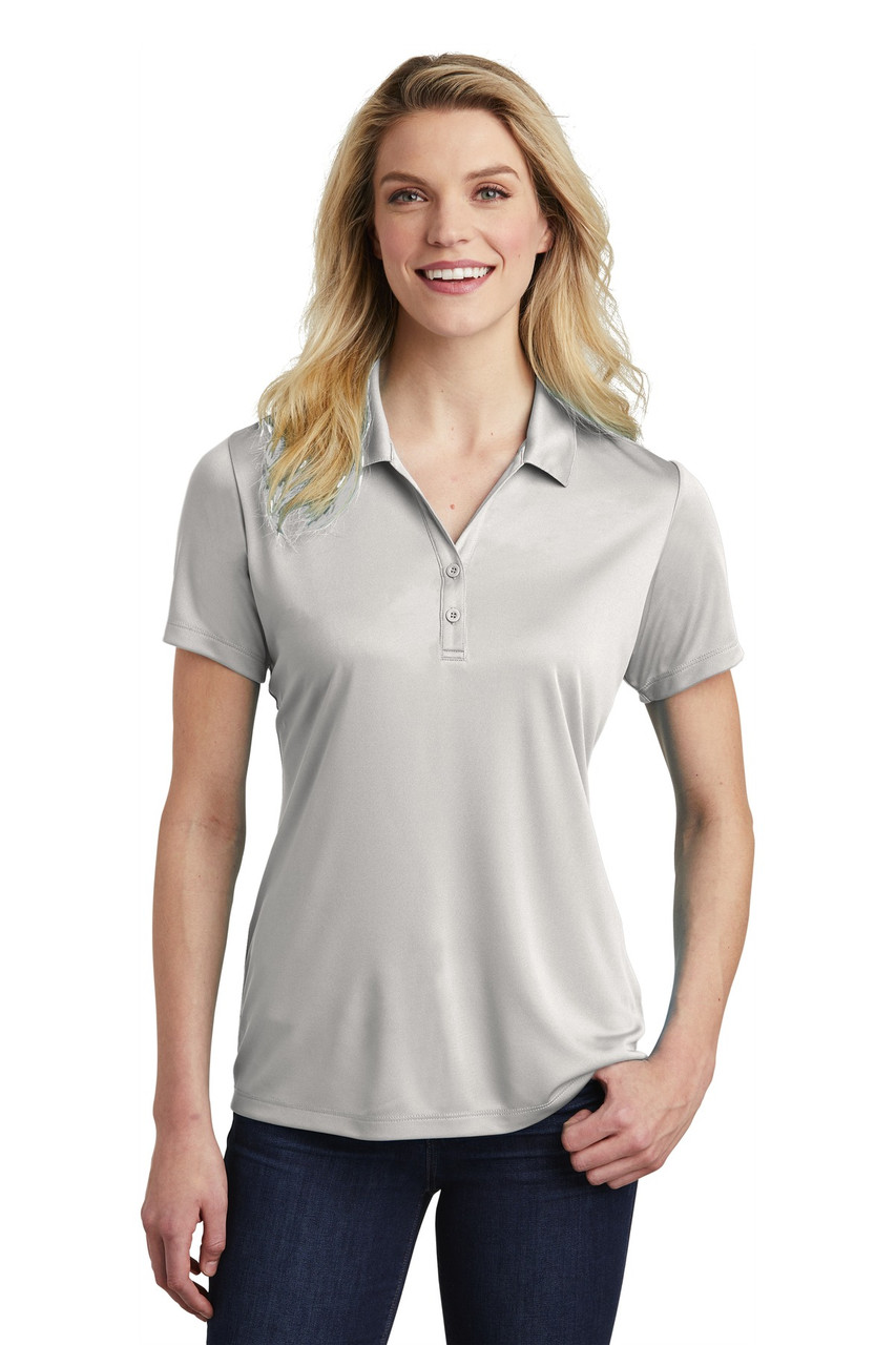 Sport-Tek ® Ladies PosiCharge ® Competitor ™ Polo. LST550 Silver