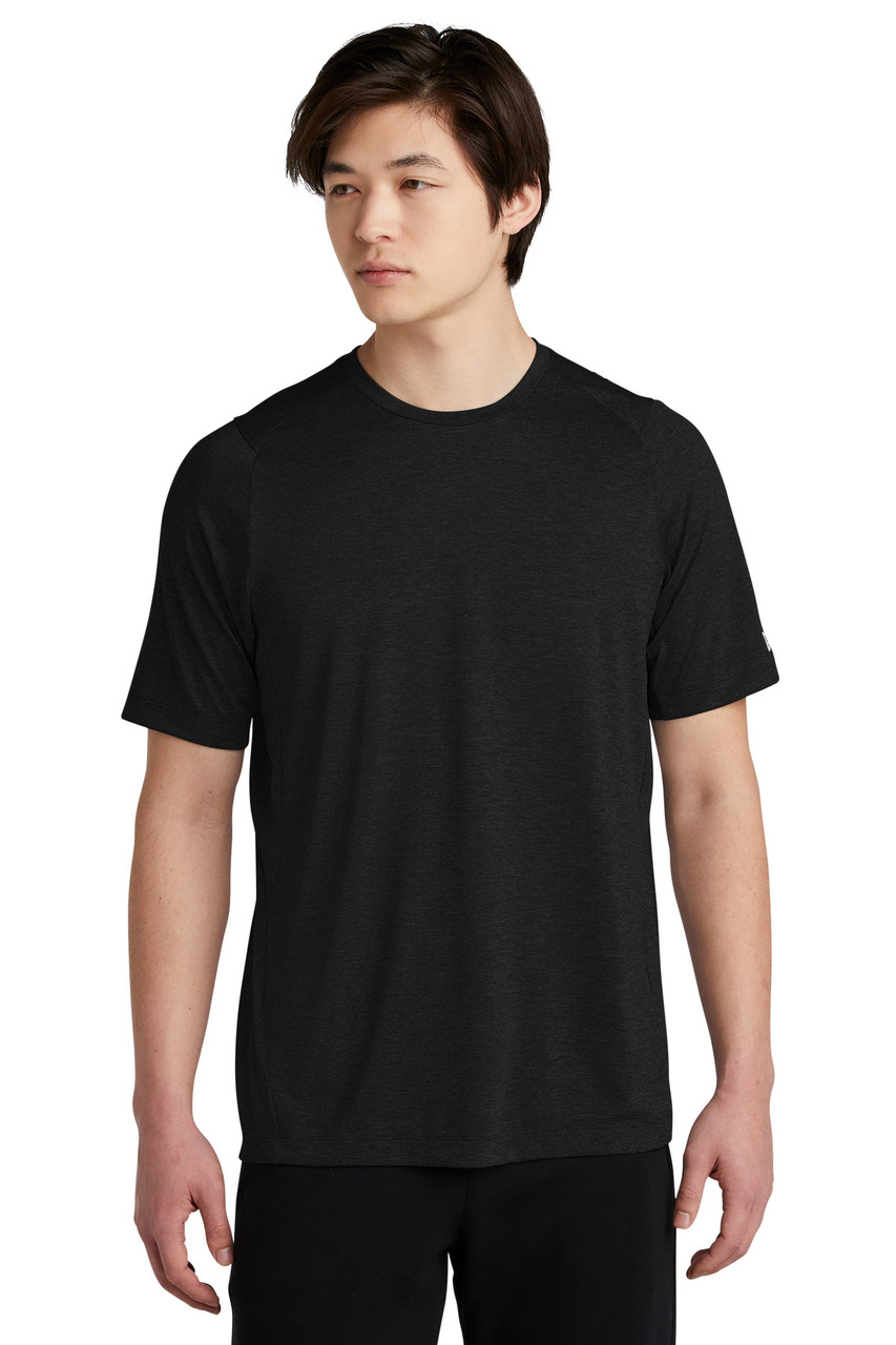 New Era ® Series Performance Crew Tee. NEA200 Black Solid XS