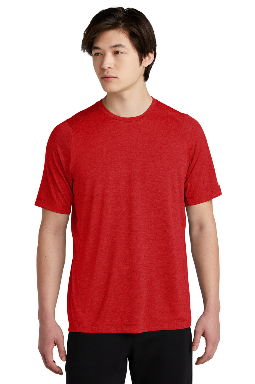 New Era ® Series Performance Crew Tee. NEA200 Scarlet