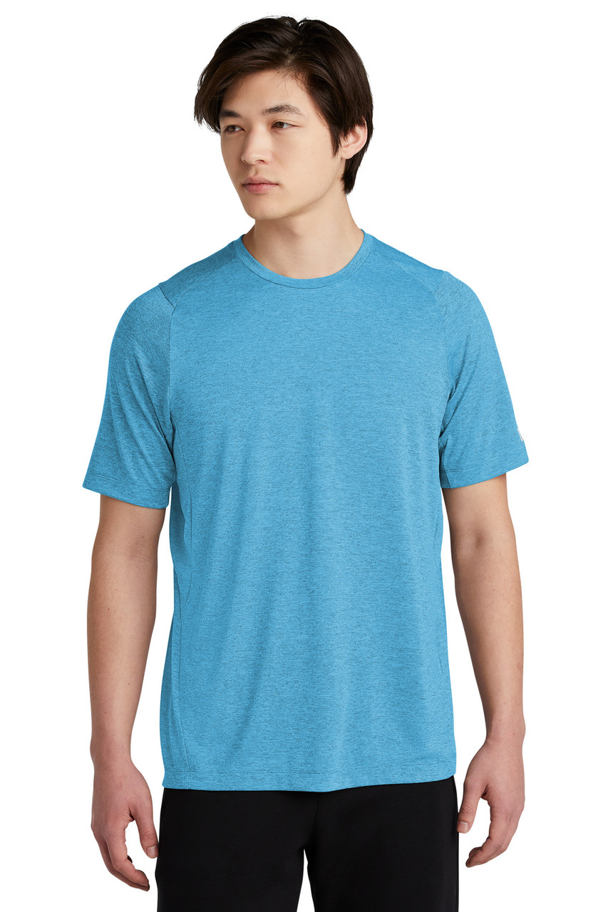 New Era ® Series Performance Crew Tee. NEA200 Sky Blue