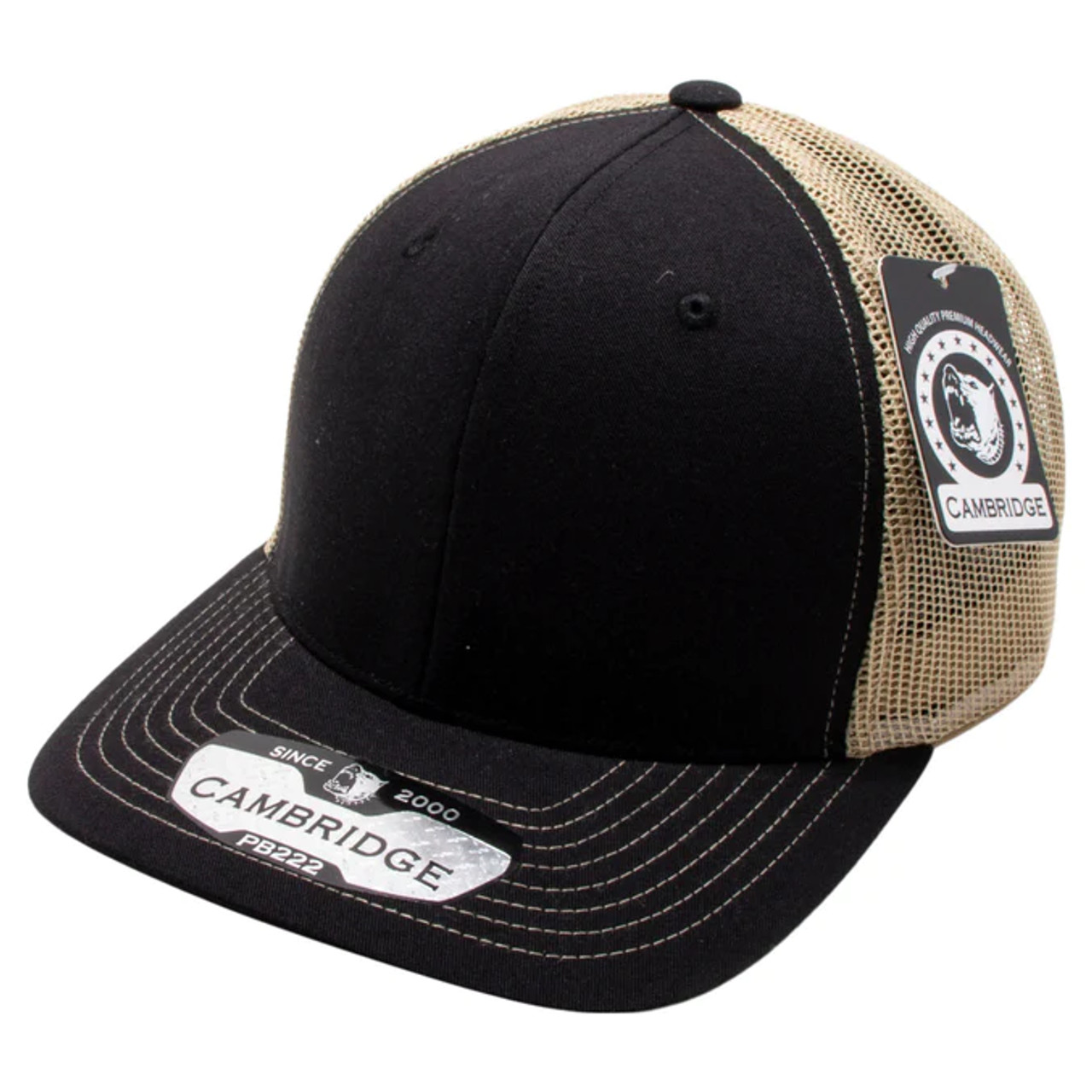 PB222 Pit Bull Cambridge Trucker Black/Khaki