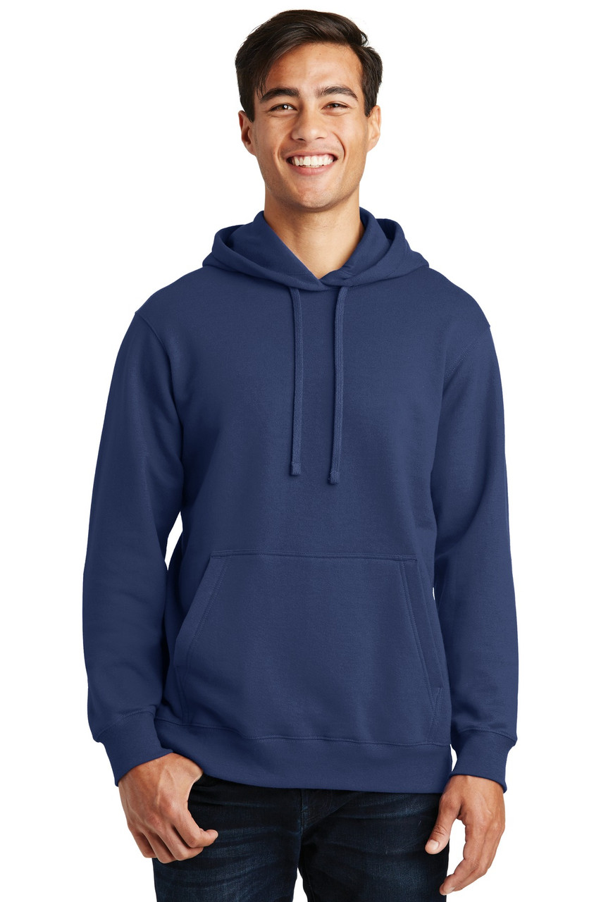 Port & Company® Fan Favorite Fleece Pullover Hooded Sweatshirt. PC850H Team Navy