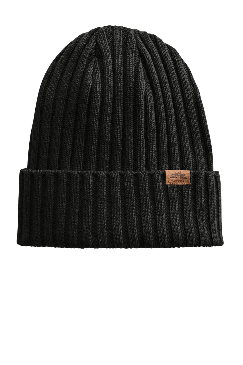 LIMITED EDITION Spacecraft Square Knot Beanie SPC11 Black