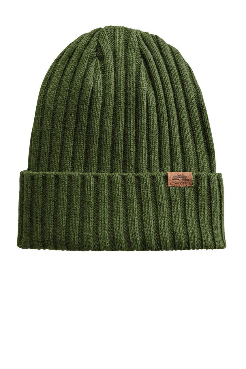 LIMITED EDITION Spacecraft Square Knot Beanie SPC11 Olive