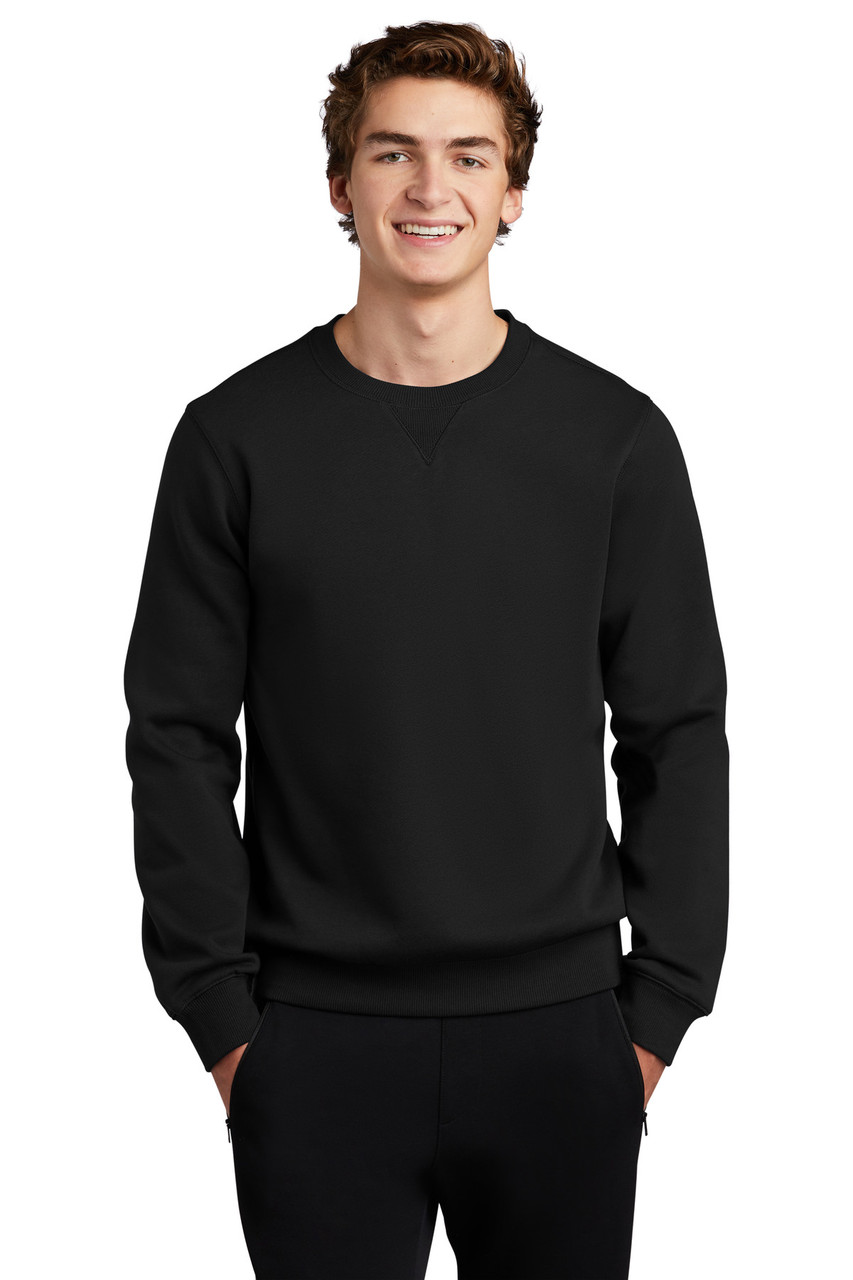 Sport-Tek® Crewneck Sweatshirt. ST266 Black