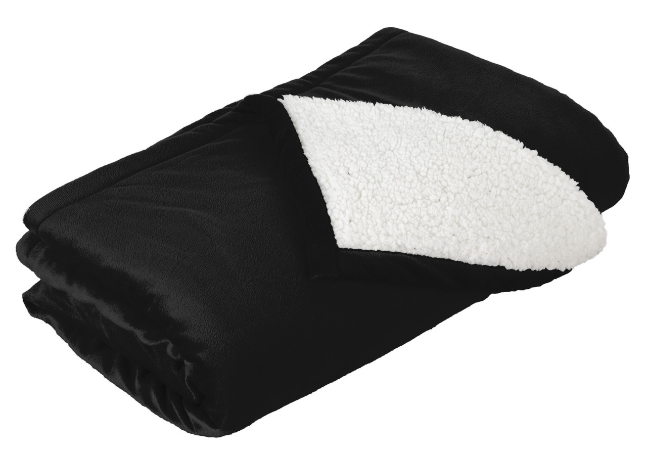 Port Authority® Mountain Lodge Blanket. BP40 Black