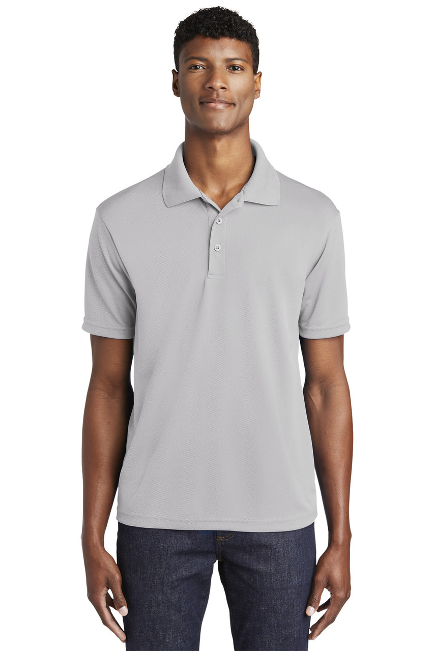 Sport-Tek® PosiCharge® RacerMesh® Polo. ST640 Silver