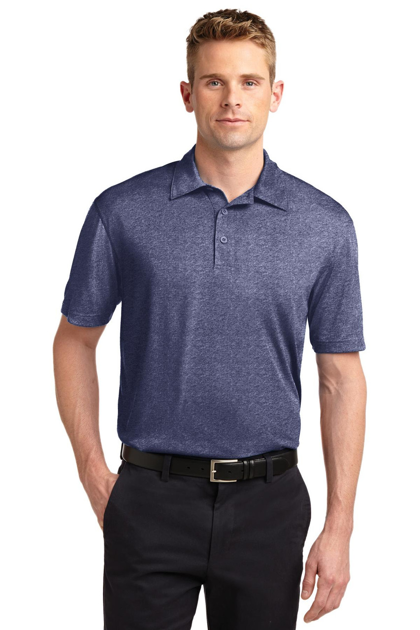 Sport-Tek® Heather Contender™ Polo. ST660 True Navy Heather