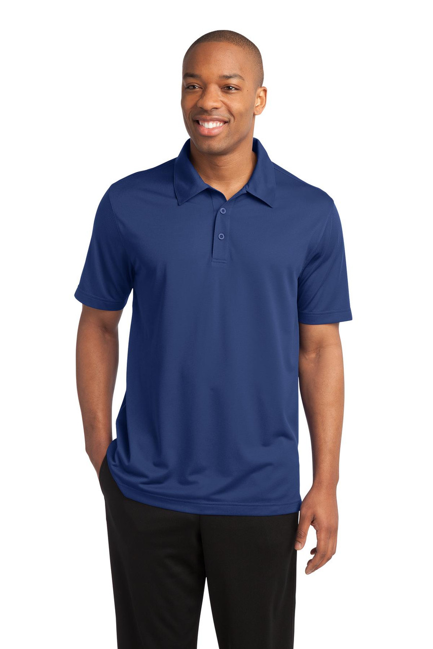 Sport-Tek® PosiCharge® Active Textured Polo. ST690 True Royal