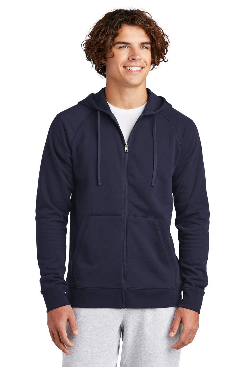 Sport-Tek® Drive Fleece Hooded Full-Zip STF201 True Navy