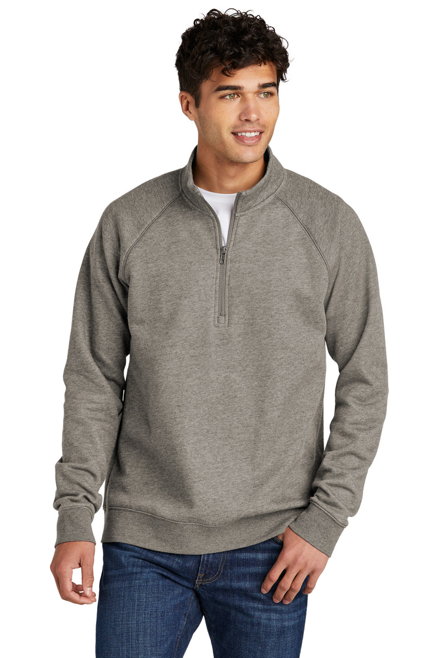 Sport-Tek® Drive Fleece 1/4-Zip Pullover STF202 Vintage Heather