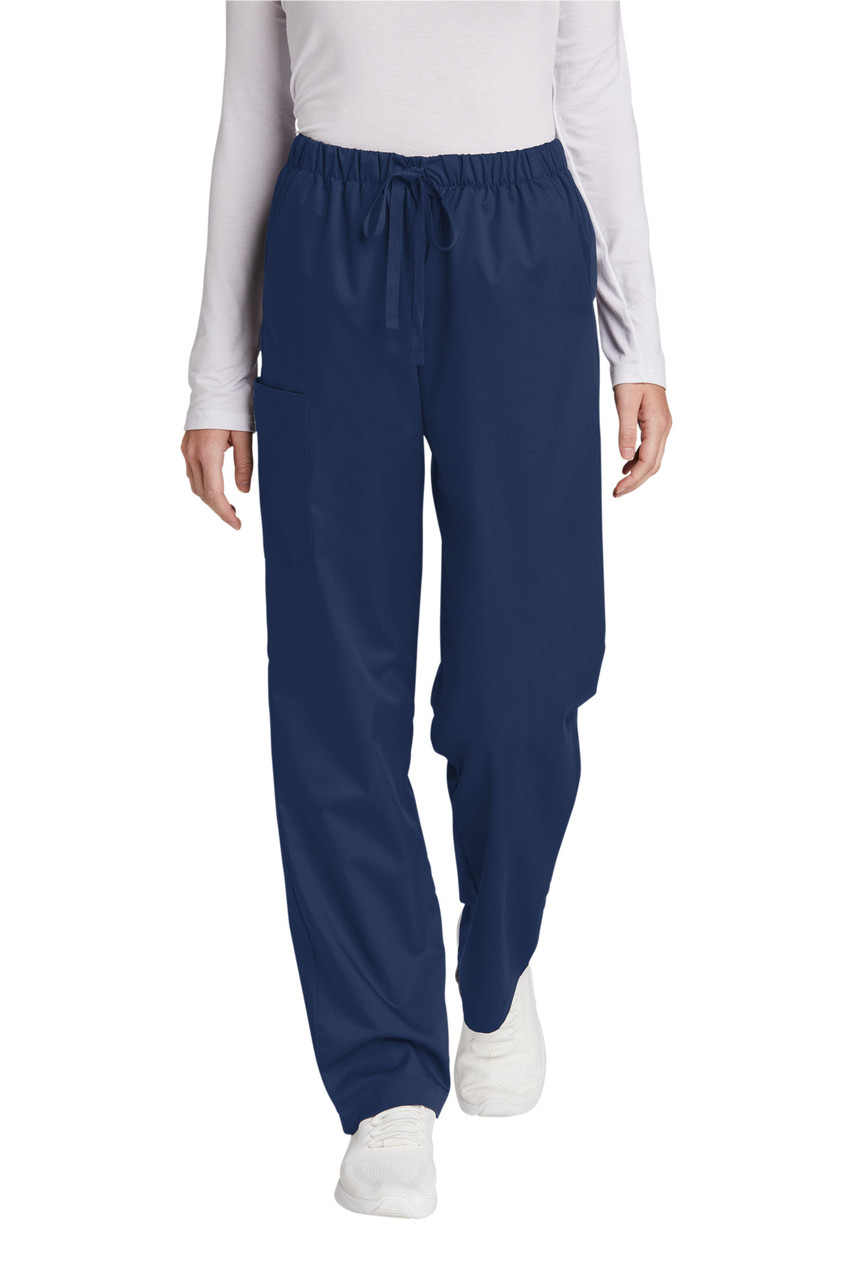 WonderWink® Women's Tall WorkFlex™ Cargo Pant WW4550T Navy 2XLT