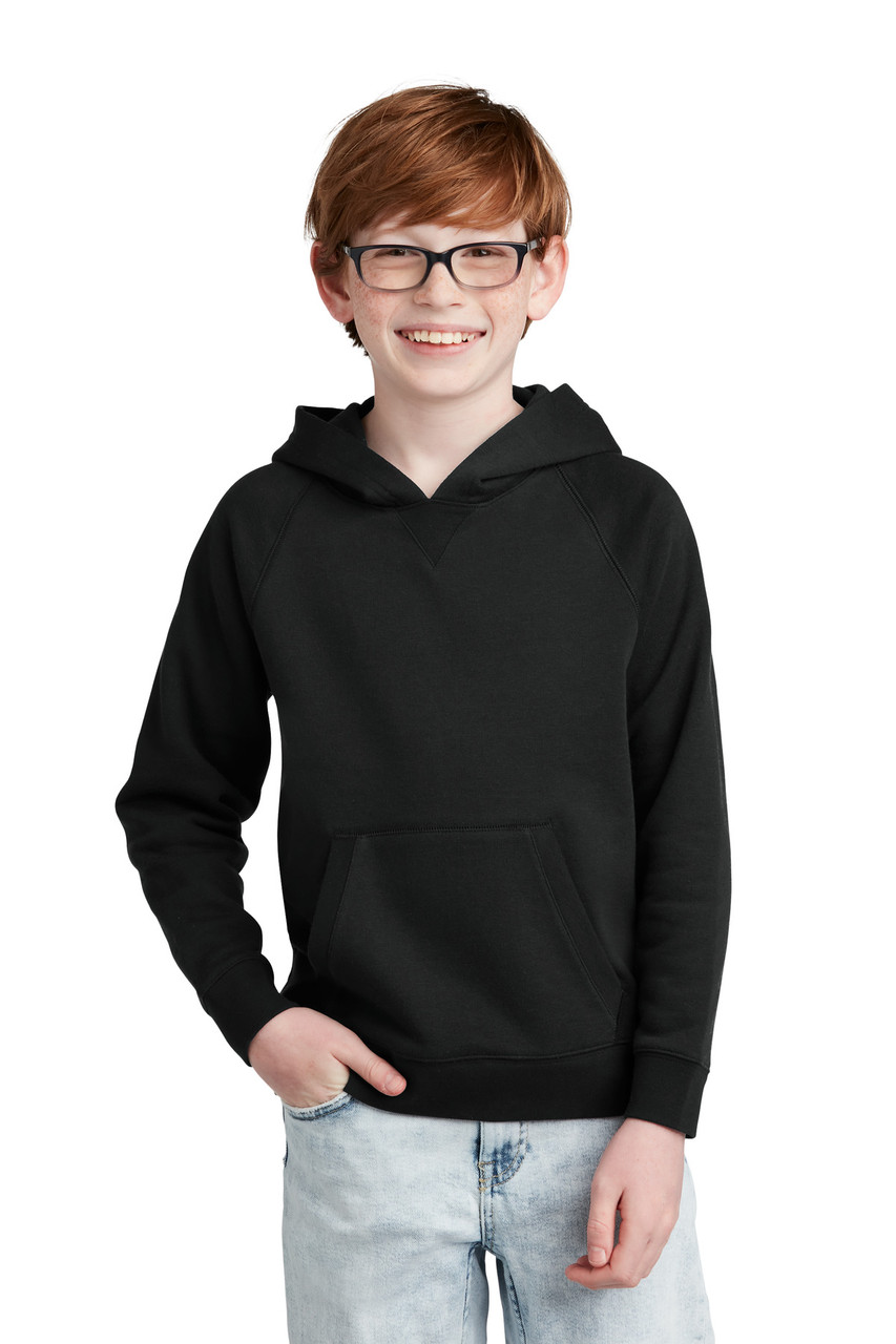 Sport-Tek® Youth Drive Fleece Pullover Hoodie YSTF200 Black