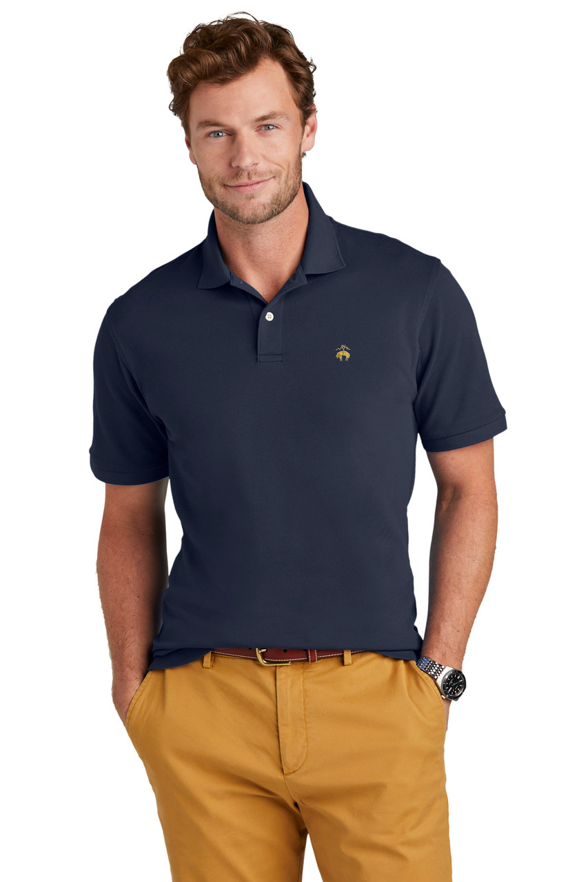 Brooks Brothers® Pima Cotton Pique Polo BB18200 Navy Blazer