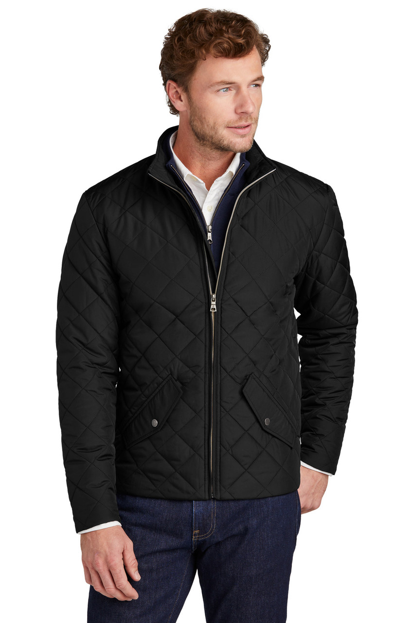 Brooks Brothers® Quilted Jacket BB18600 Deep Black