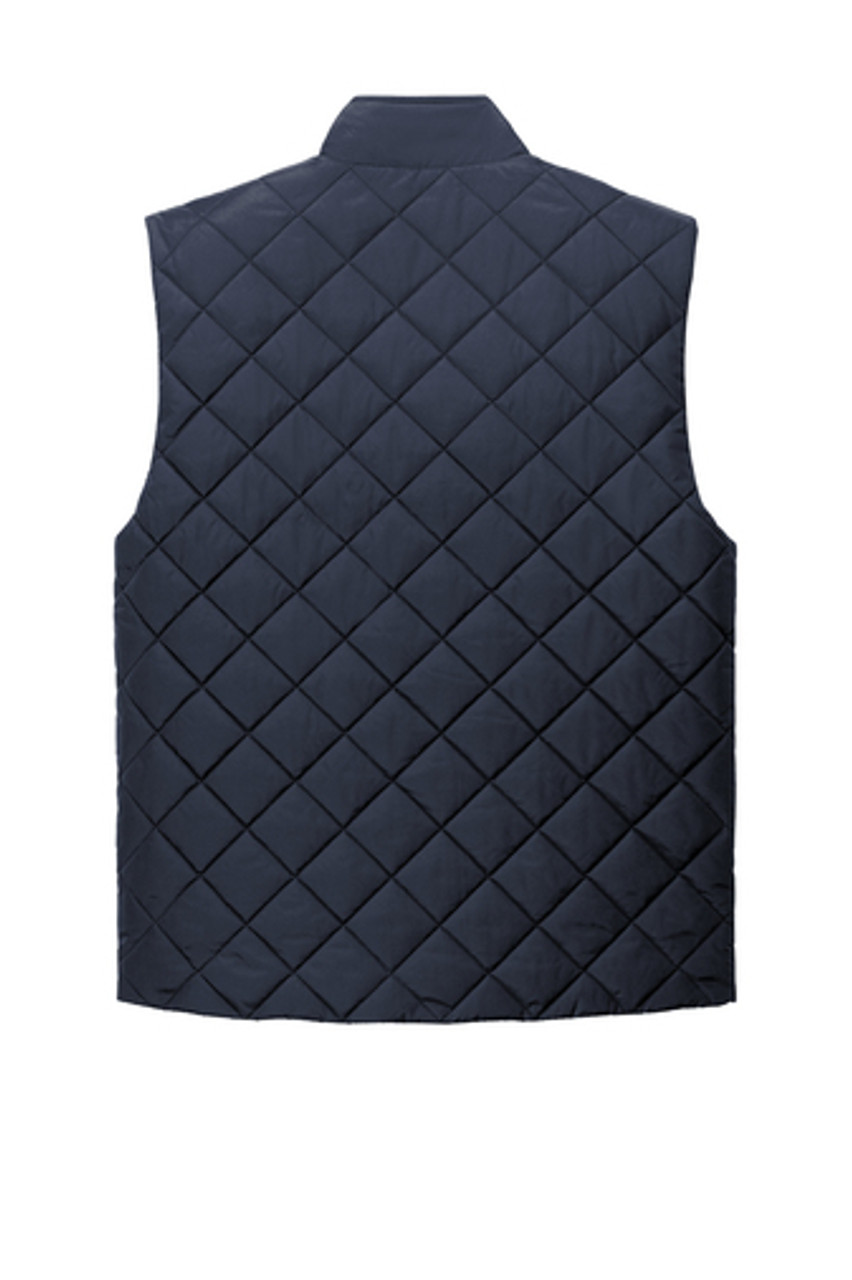 Brooks Brothers® Quilted Vest BB18602 Night Navy Back