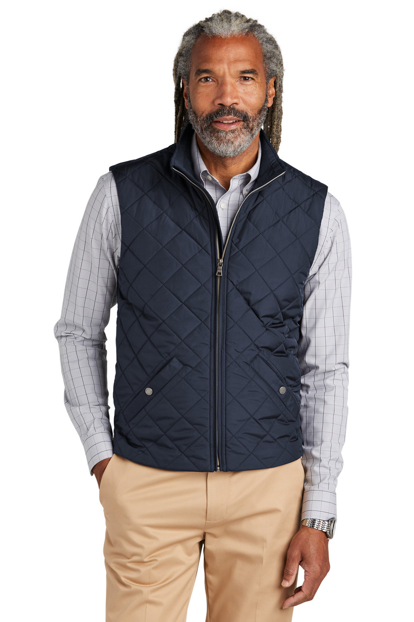 Brooks Brothers® Quilted Vest BB18602 Night Navy XS