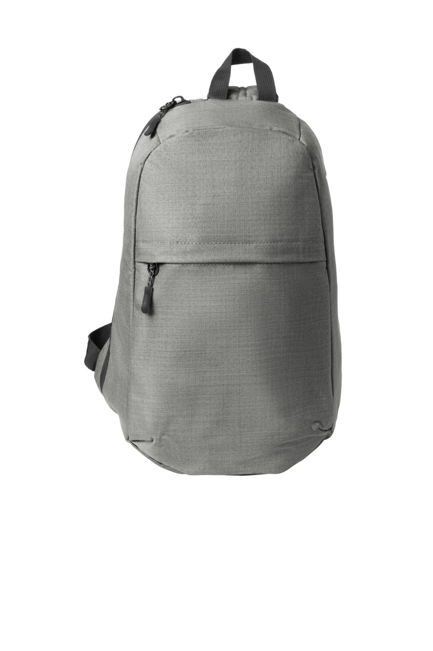 Port Authority® Crossbody Backpack BG228 Gusty Grey Heather