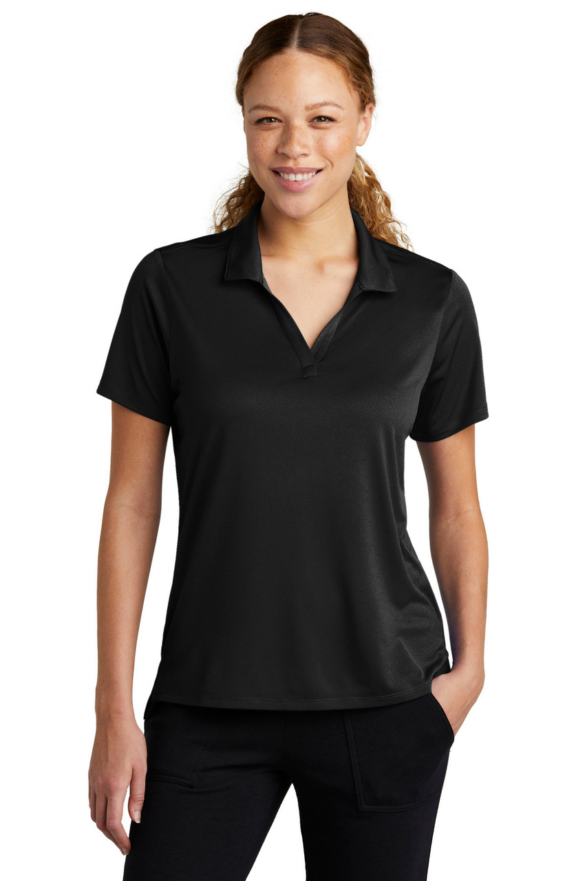 Sport-Tek® Ladies Sideline Polo LST535 Black