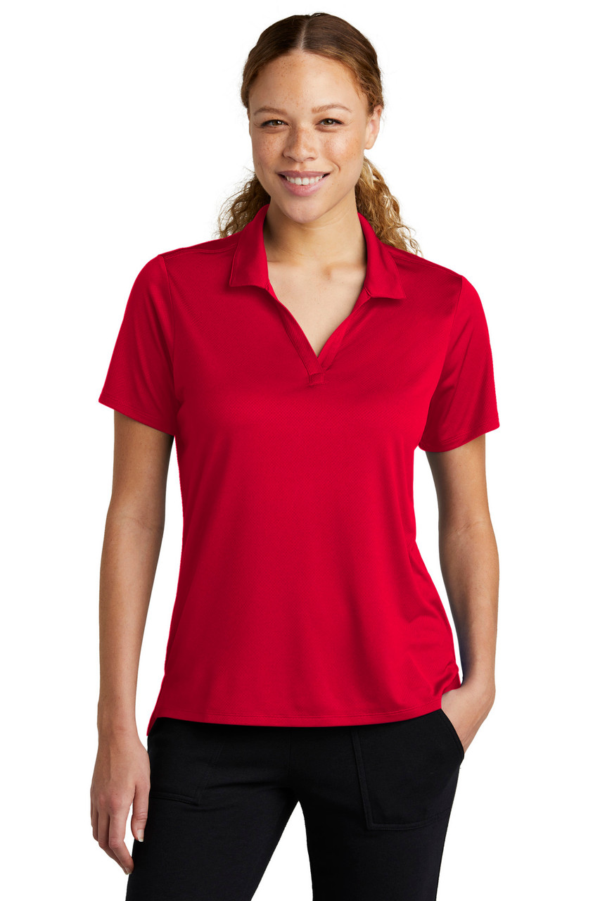 Sport-Tek® Ladies Sideline Polo LST535 Deep Red