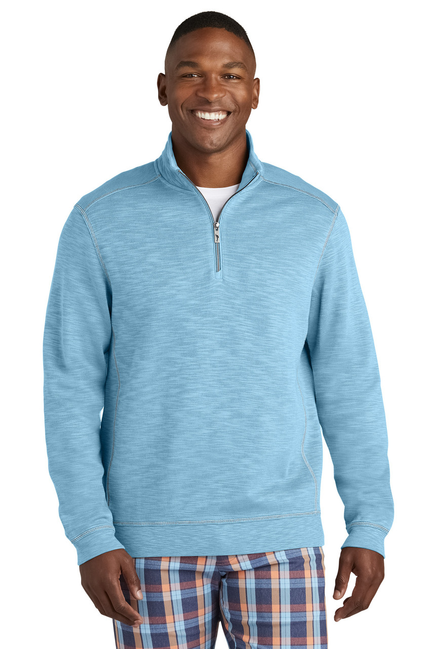 Tommy Bahama? Tobago Bay 1/2-Zip ST226342TB Light Sky Blue