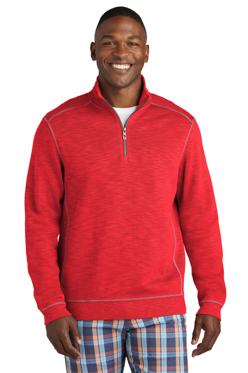 LIMITED EDITION Tommy Bahama® Tobago Bay 1/2-Zip ST226342TB Chili Pepper S