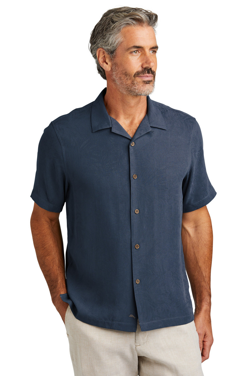 LIMITED EDITION Tommy Bahama® Tropic Isles Short Sleeve Shirt ST325384TB Navy S