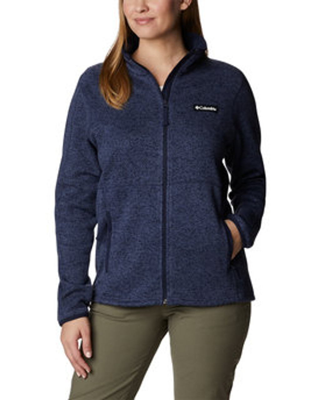 Ladies' Sweater Weather Full-Zip 1958931 DRK NOCTRNL HTHR